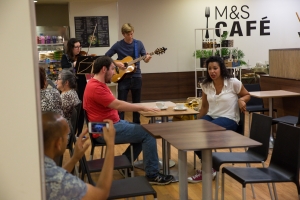 Drifting Dragons in M&S, Colliers Wood. Photo: Oliver.john Works